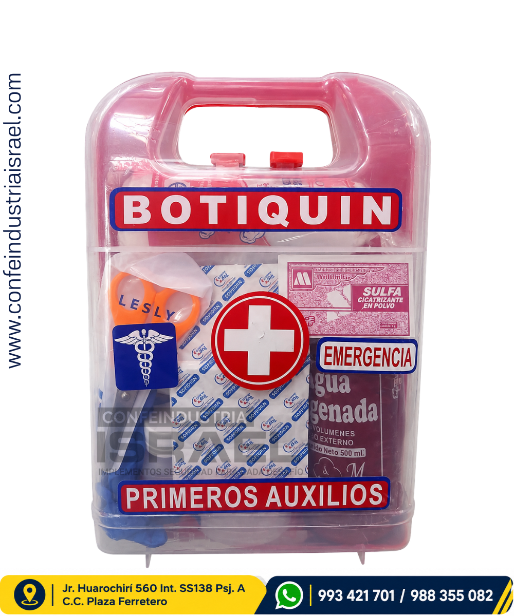 BOTIQUÍN LONCHERA DE PLÁSTICO 500ml
