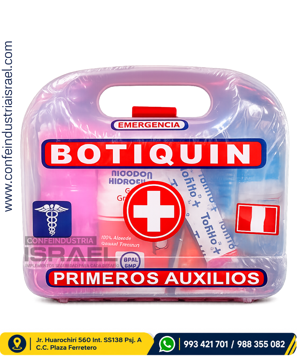 BOTIQUÍN LONCHERA DE PLÁSTICO 120ml